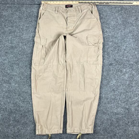 Tru-Spec Cargo Pants Mens 35x30 Khaki Tactical Utility Drawstring Hem Military - Picture 1 of 11